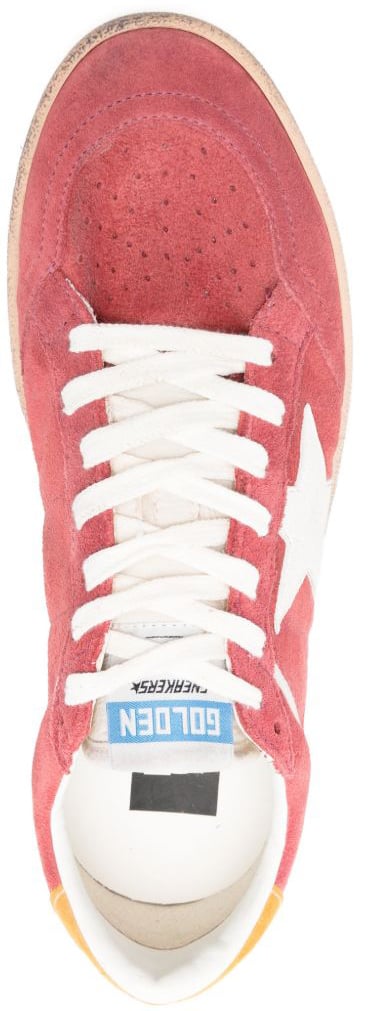 Golden Goose Sneakers Brick Red Maroon