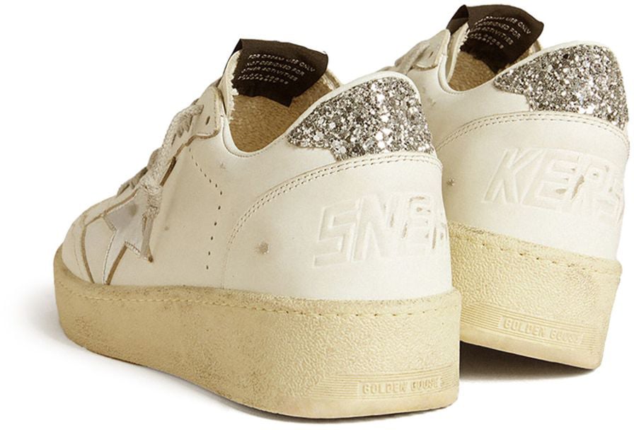 Golden Goose Sneakers Silver Zilver
