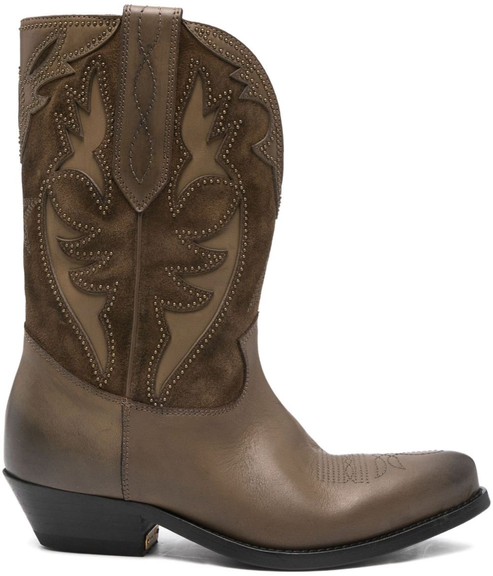 Golden Goose Boots Kaki Bruin