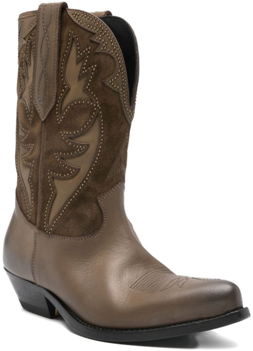 Golden Goose Boots Kaki Bruin