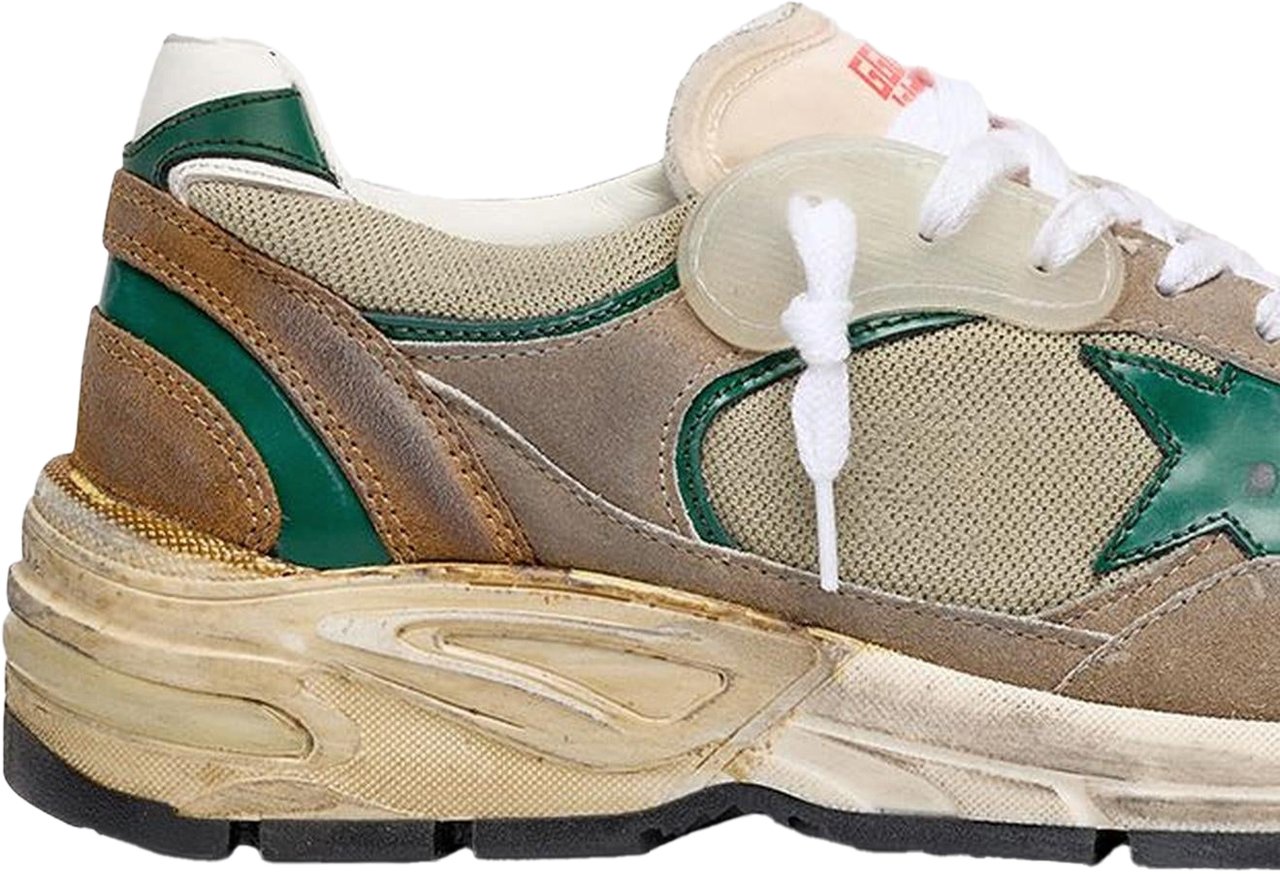 Golden Goose Dames Running Dad Beige
