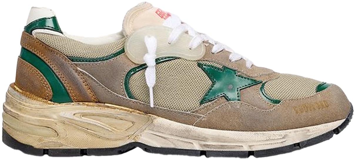 Golden Goose Dames Running Dad Beige