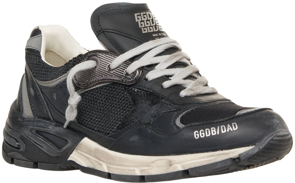 Golden Goose Sneakers 'Running Dad' Zwart