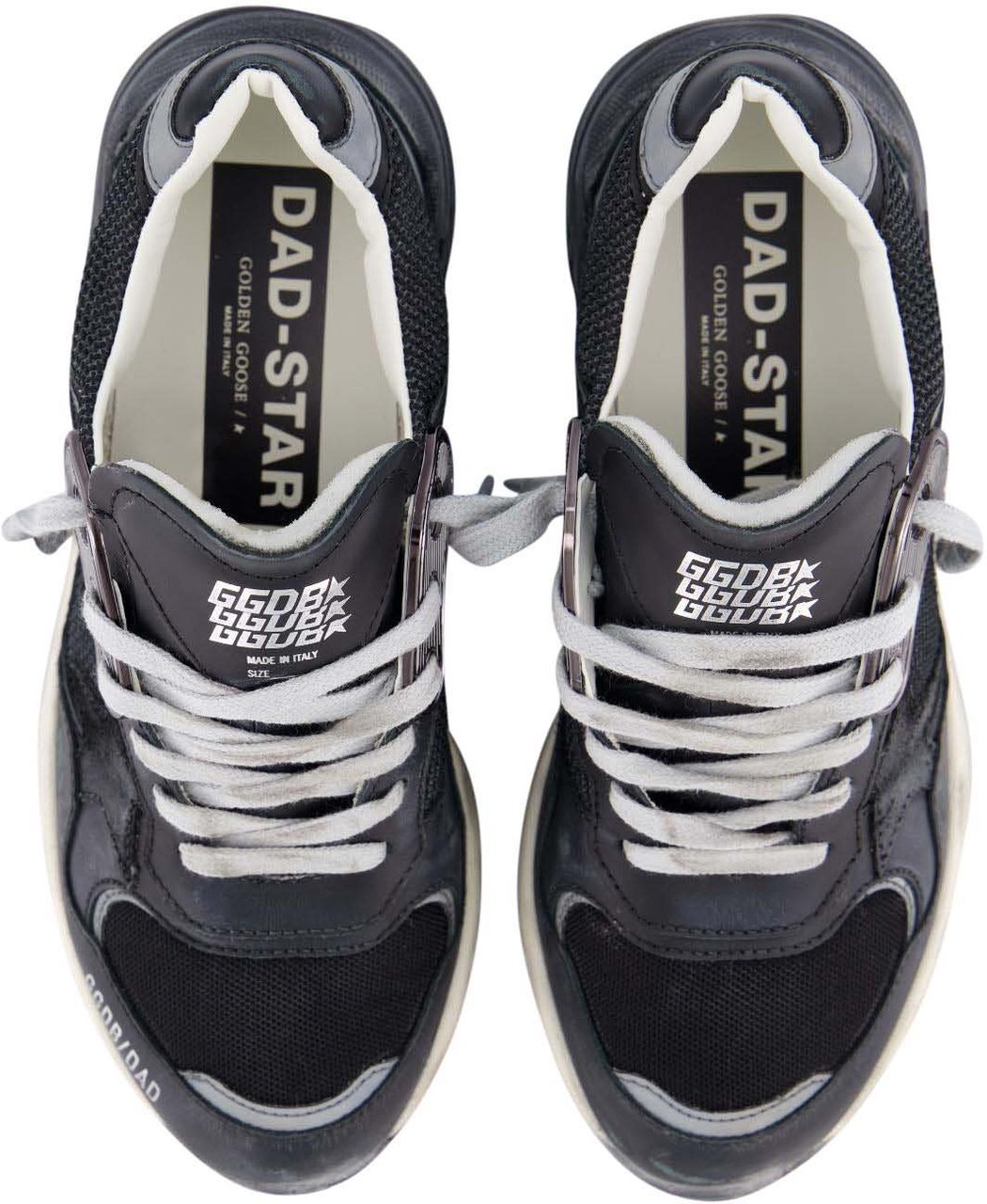 Golden Goose Dames Running Dad Sneaker Zwart Zwart
