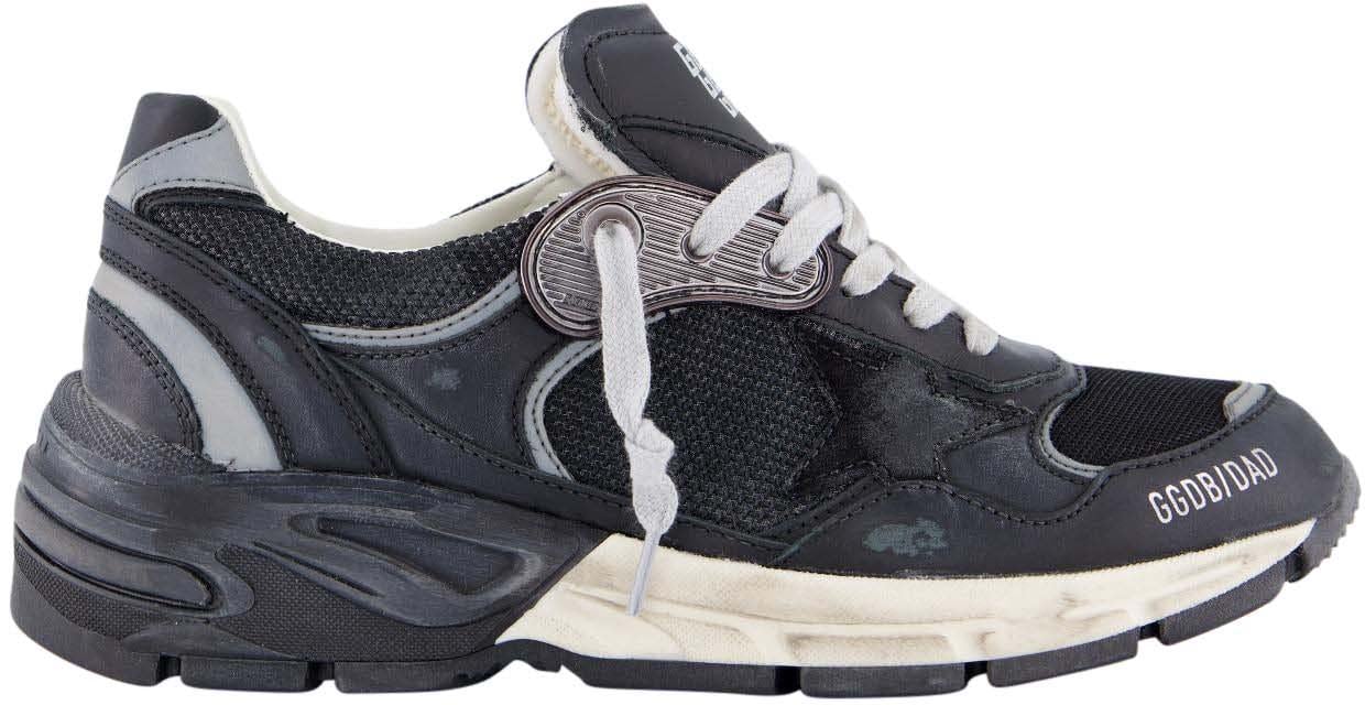 Golden Goose Dames Running Dad Sneaker Zwart Zwart