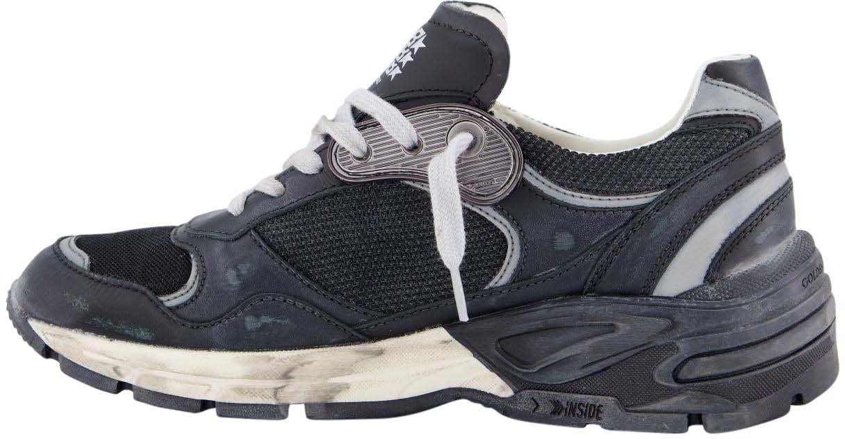 Golden Goose Dames Running Dad Sneaker Zwart Zwart