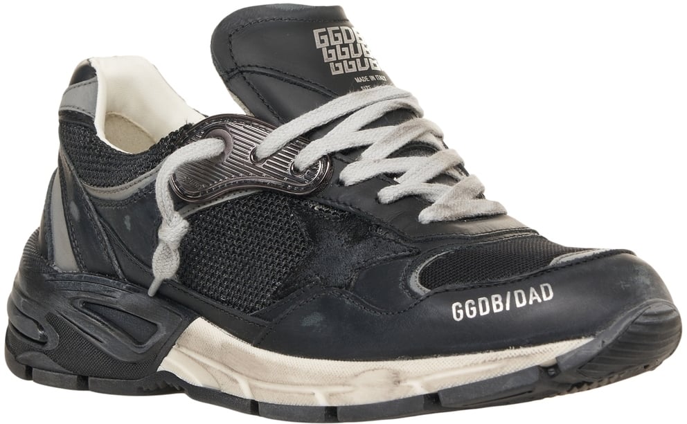 Golden Goose Sneakers 'Running Dad' Zwart