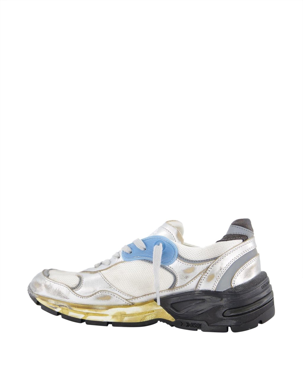 Golden Goose Dames Running Dad Sneaker Metallic Metallic