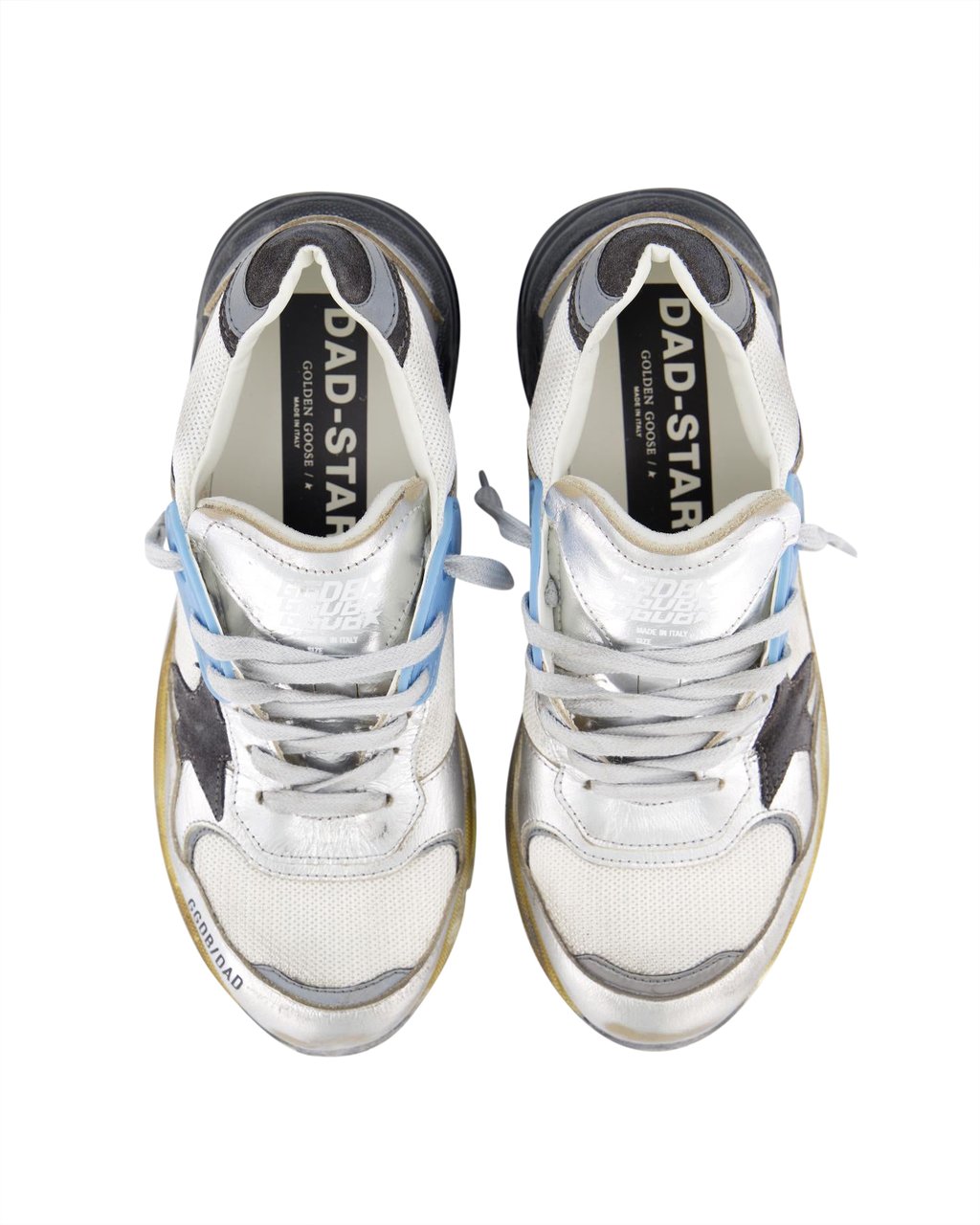 Golden Goose Dames Running Dad Sneaker Metallic Metallic