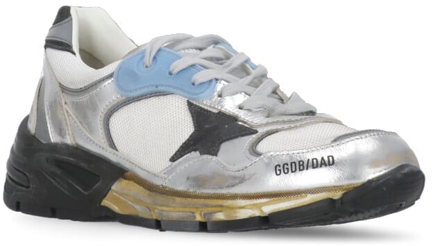 Golden Goose Sneakers Silver Zilver