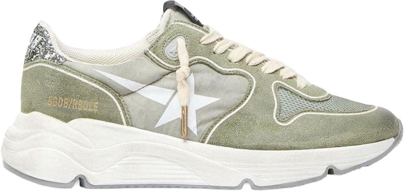 Golden Goose Sneakers Green/Silver Lime