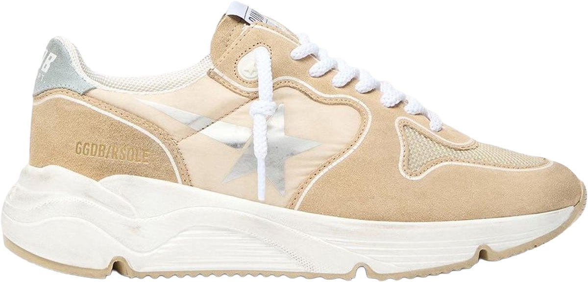 Golden Goose Dames Running Beige