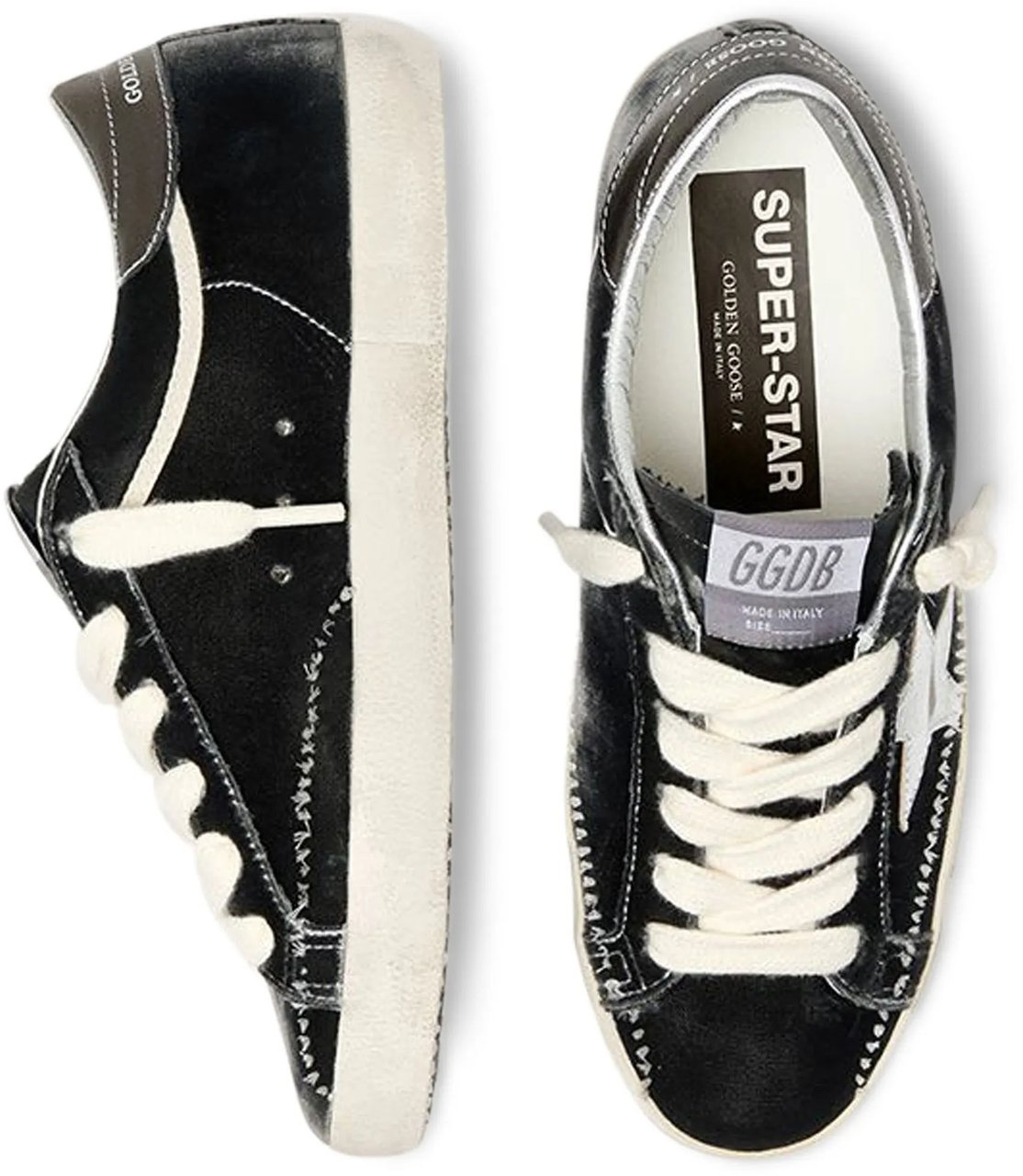 Golden Goose Sneakers Dark Grey/Silver Donkergrijs