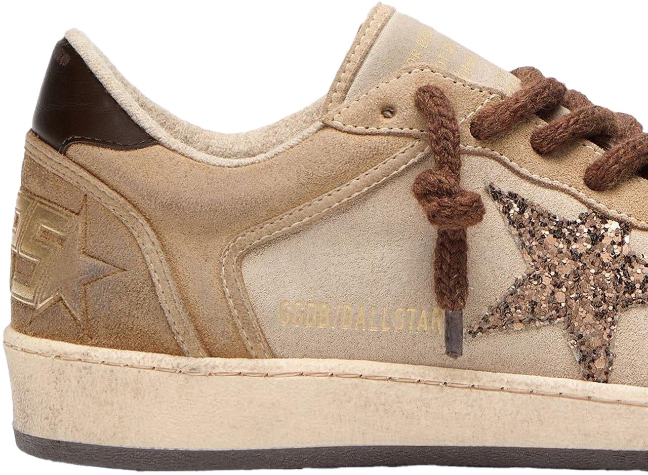 Golden Goose Dames Ballstar Beige