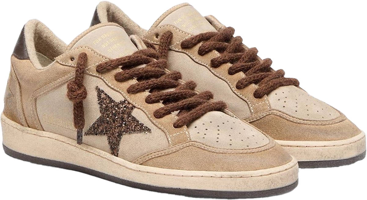 Golden Goose Dames Ballstar Beige
