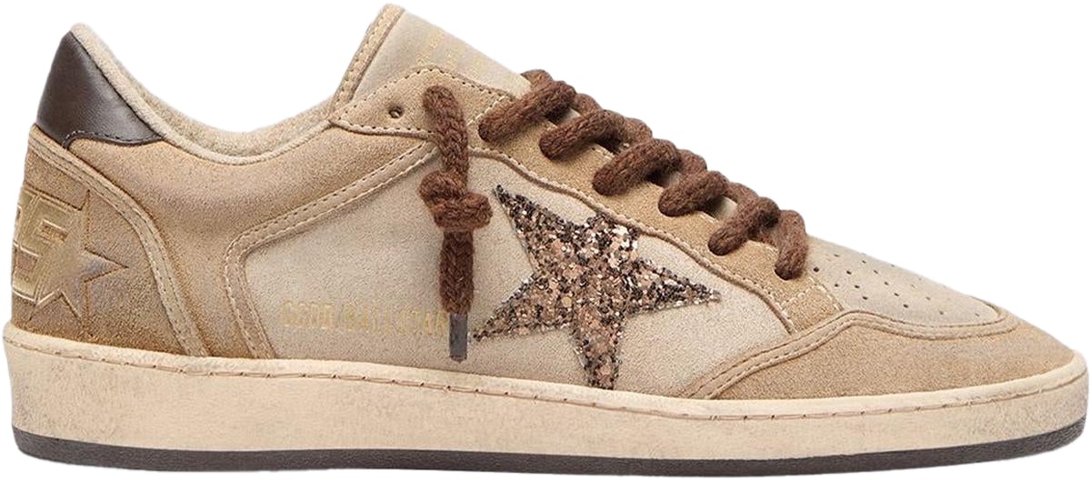 Golden Goose Dames Ballstar Beige