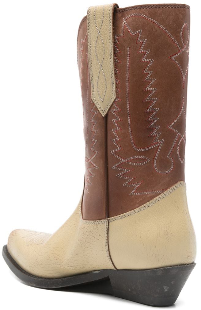 Golden Goose Boots Crema Divers