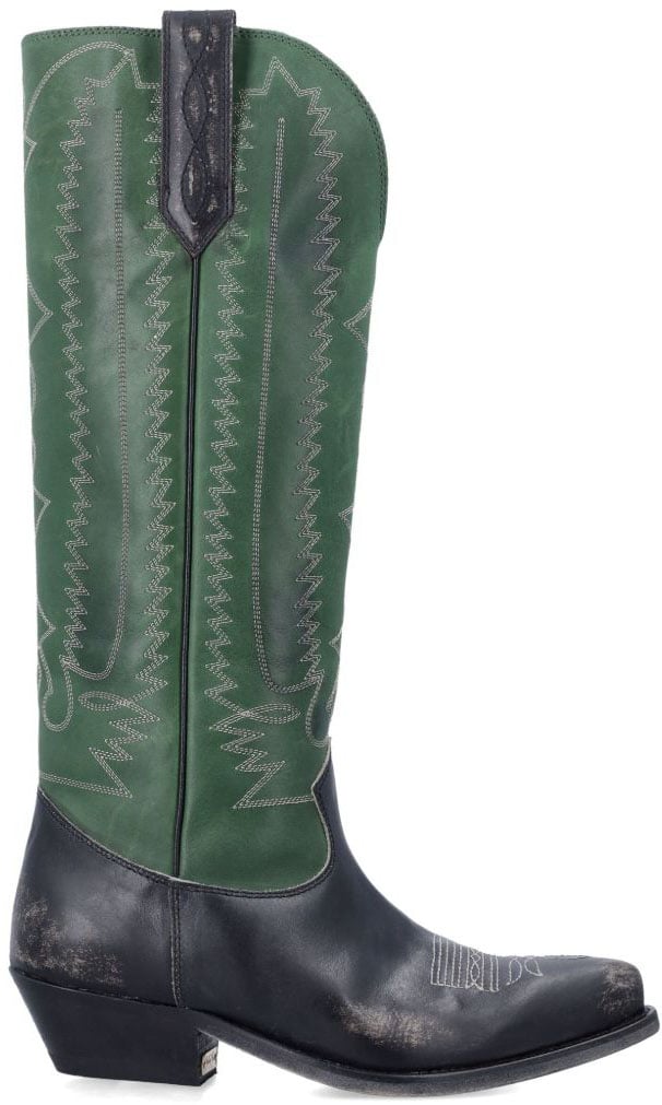 Golden Goose Boots Green Groen