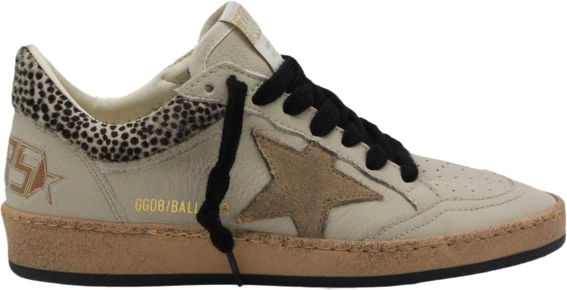 Golden Goose Sneakers Ecru Wit