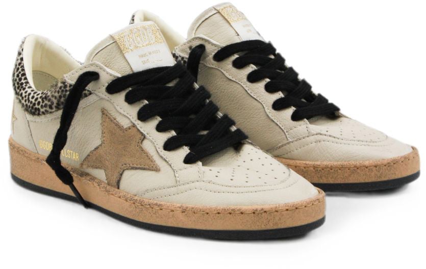 Golden Goose Sneakers Ecru Wit