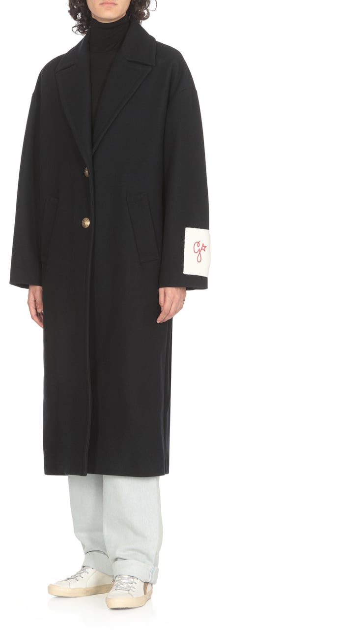 Golden Goose Coats Blue Blauw