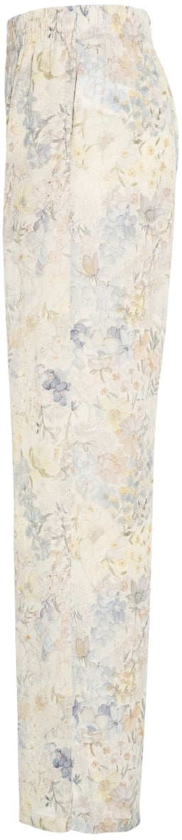 Golden Goose Wide leg pants with floral print Divers