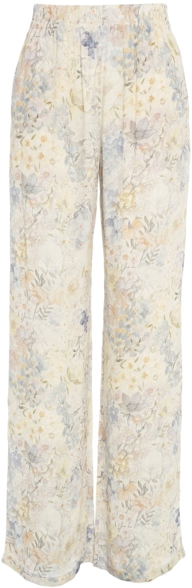 Golden Goose Wide leg pants with floral print Divers