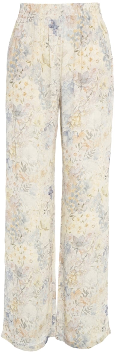 Golden Goose Pantaloni wide leg con stampa floreale Divers