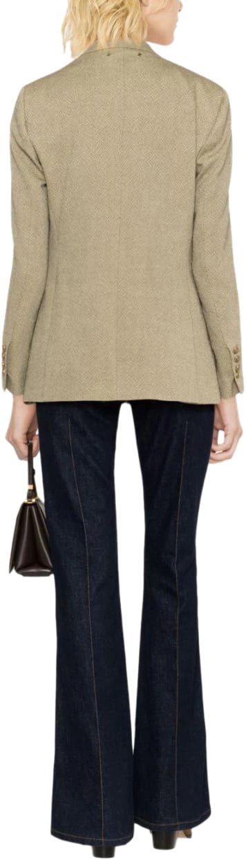 Golden Goose journey ws blazer taupe Taupe