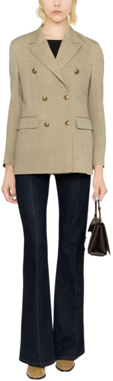 Golden Goose journey ws blazer taupe Taupe
