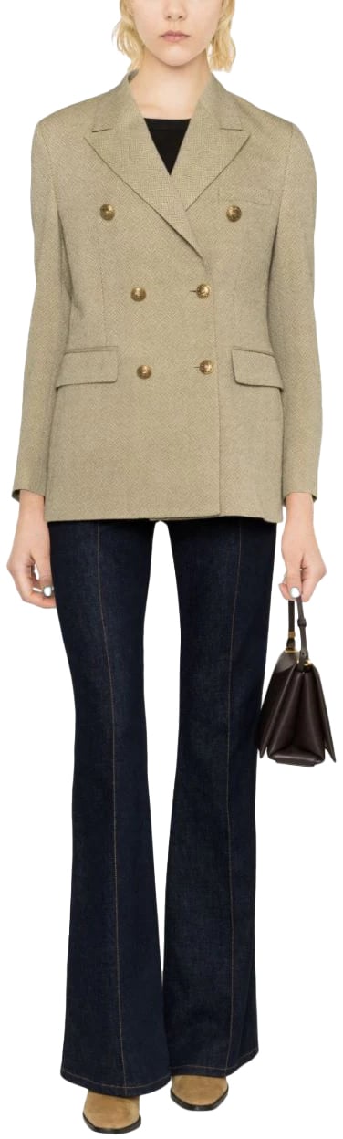 Golden Goose Journey Ws Blazer Grijs