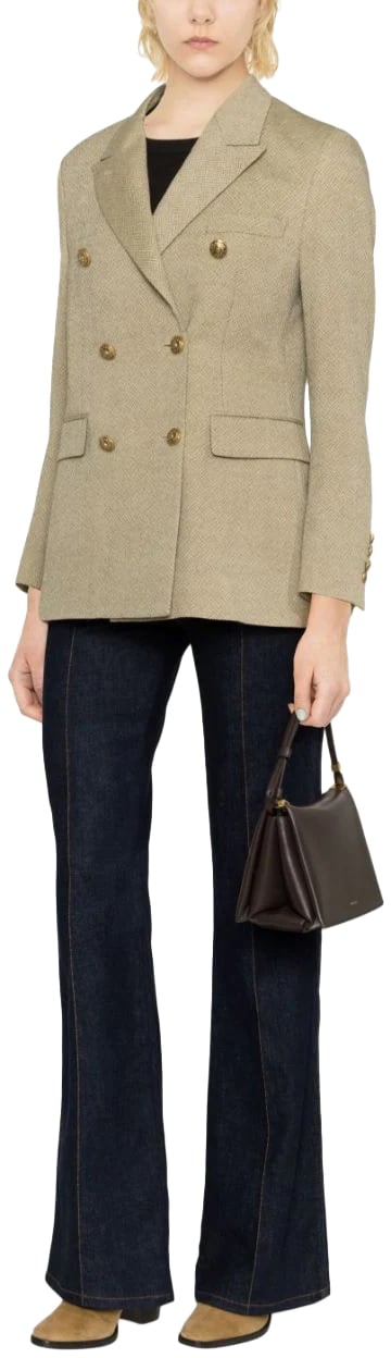 Golden Goose Journey Ws Blazer Grijs