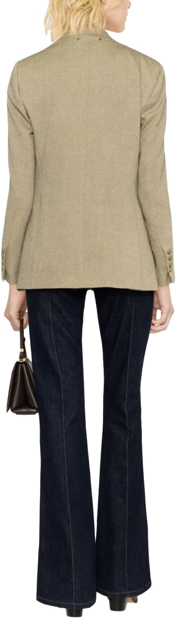 Golden Goose Journey Ws Blazer Grijs