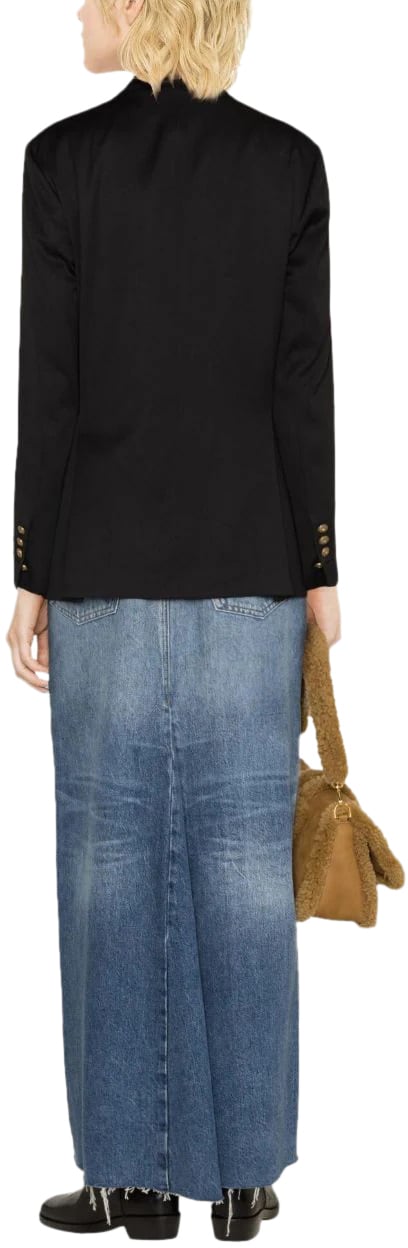 Golden Goose Golden Ws Double Breasted Blazer Zwart