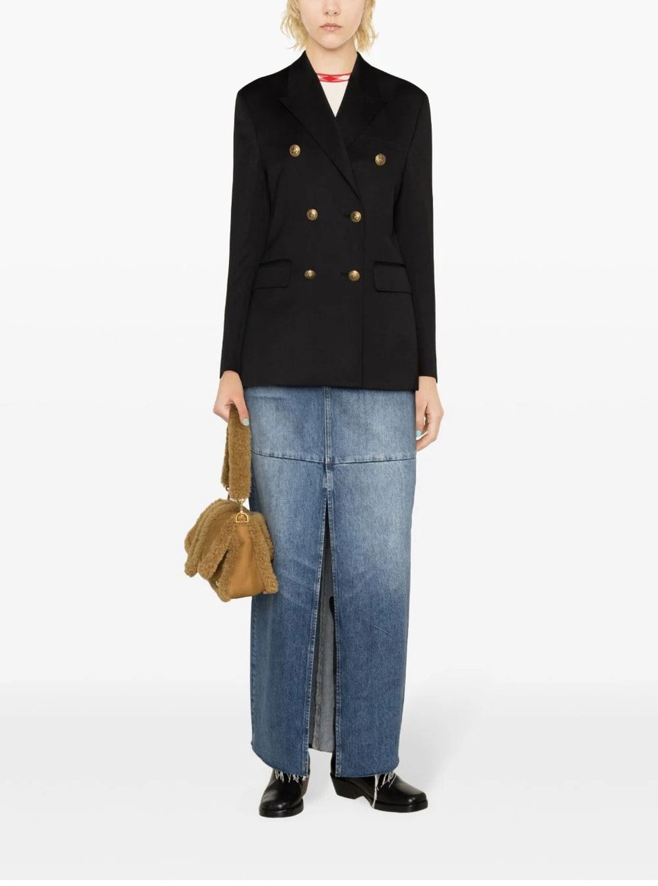 Golden Goose Golden Ws Double Breasted Blazer Zwart