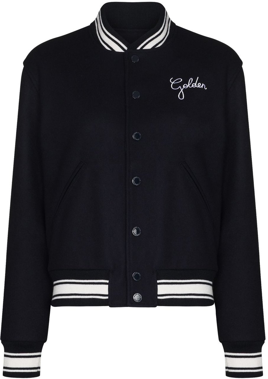 Golden Goose Coats Blue Blauw