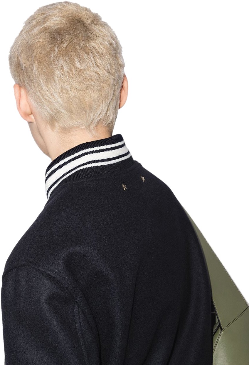 Golden Goose Coats Blue Blauw