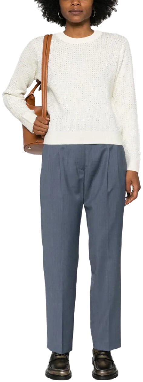 Golden Goose Journey Knit Regular Crewneck Wit