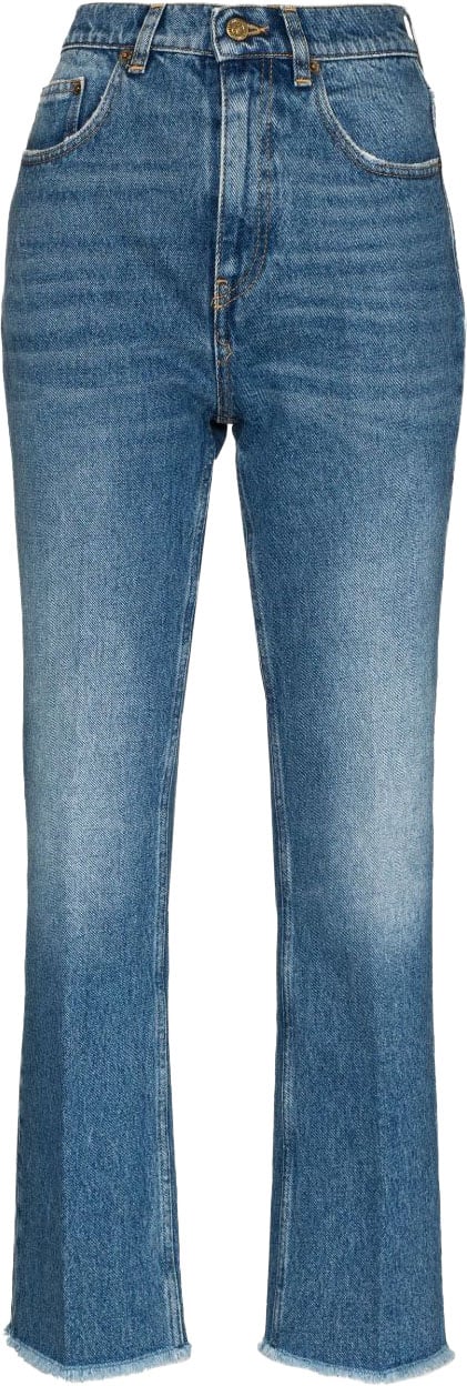 Golden Goose Trousers Blue Blauw
