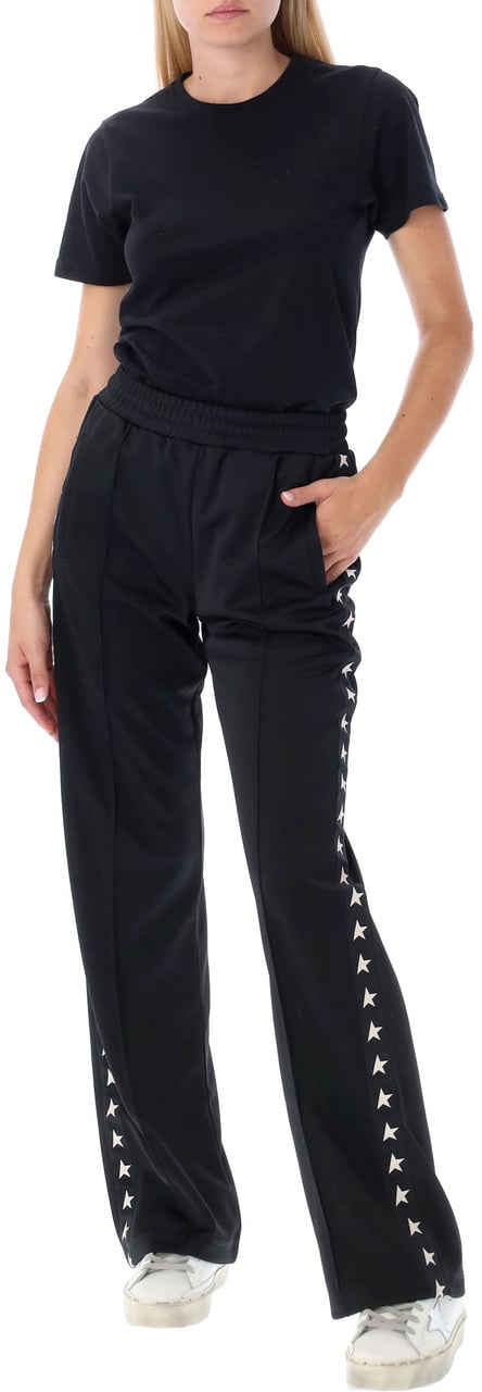 Golden Goose Jogging Star Black White Star Zwart