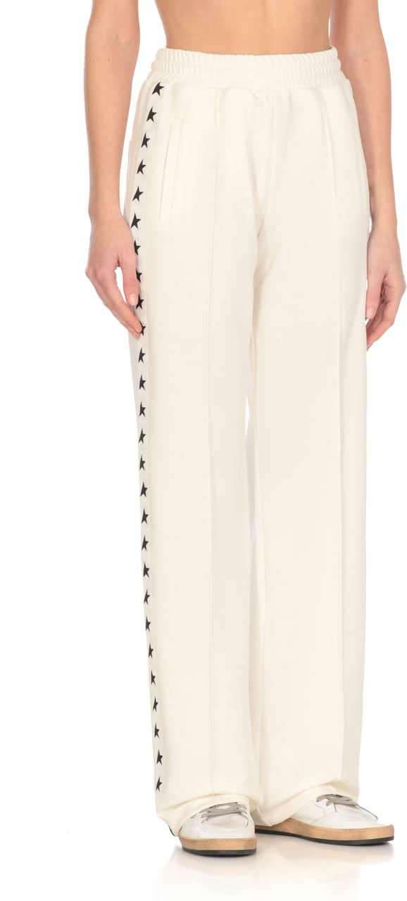 Golden Goose Trousers Ivory Wit