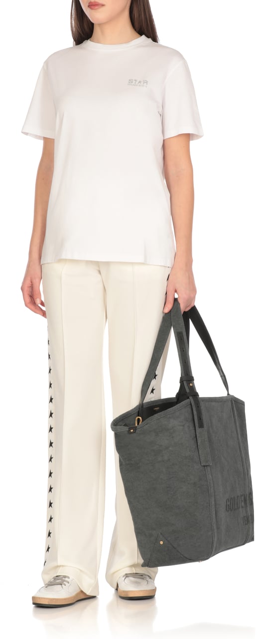 Golden Goose Trousers Ivory Wit