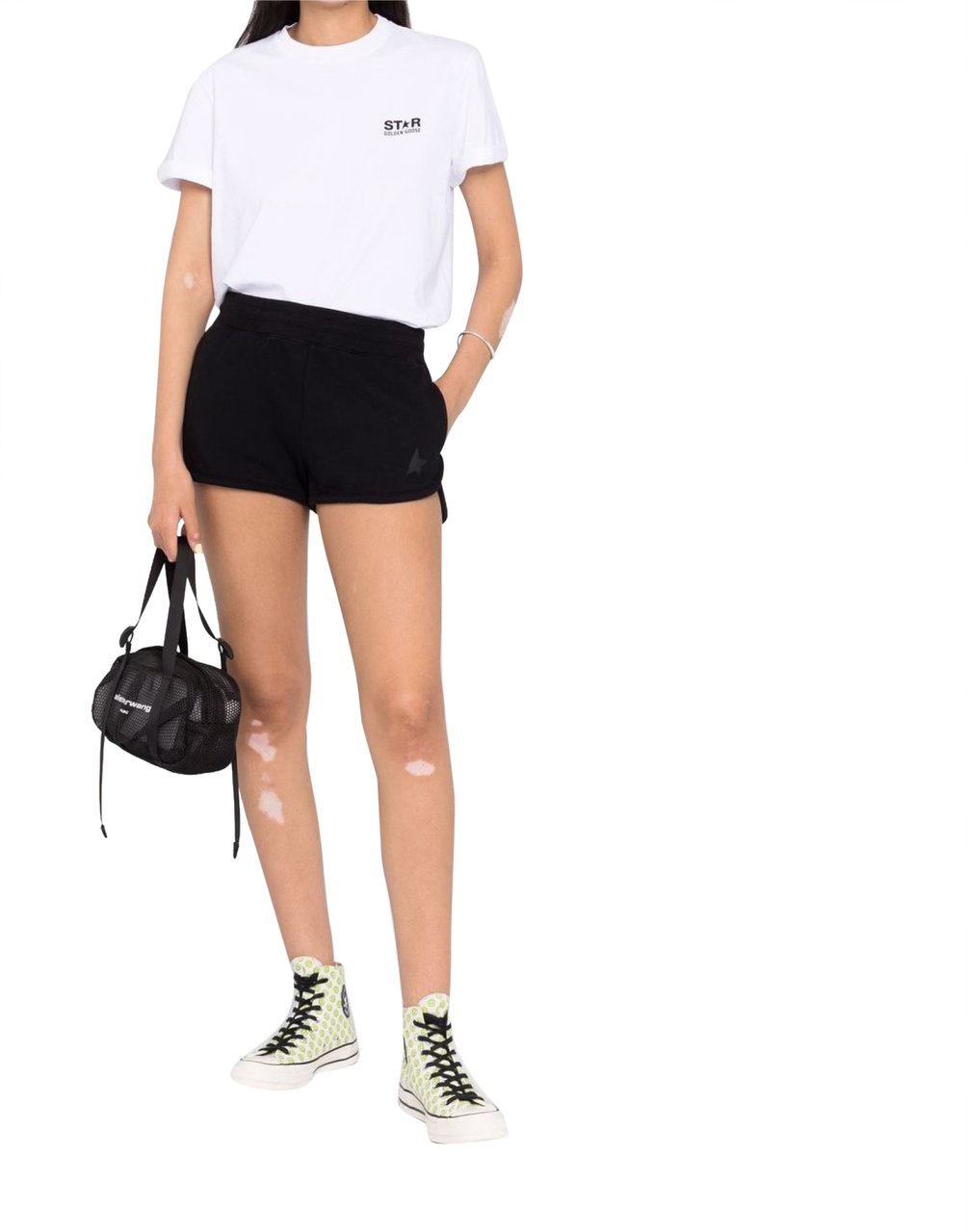 Golden Goose Diana Star Logo Shorts Zwart