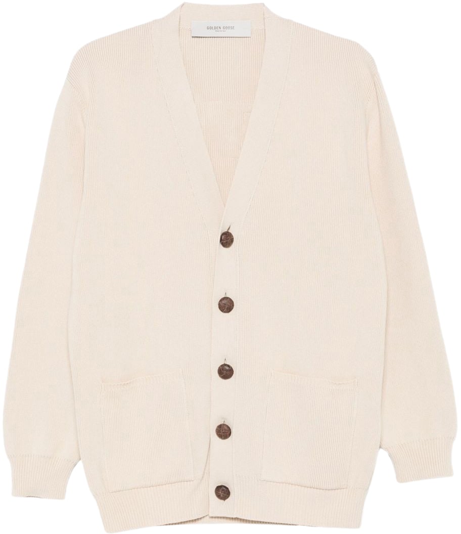 Golden Goose Sweaters Beige Beige