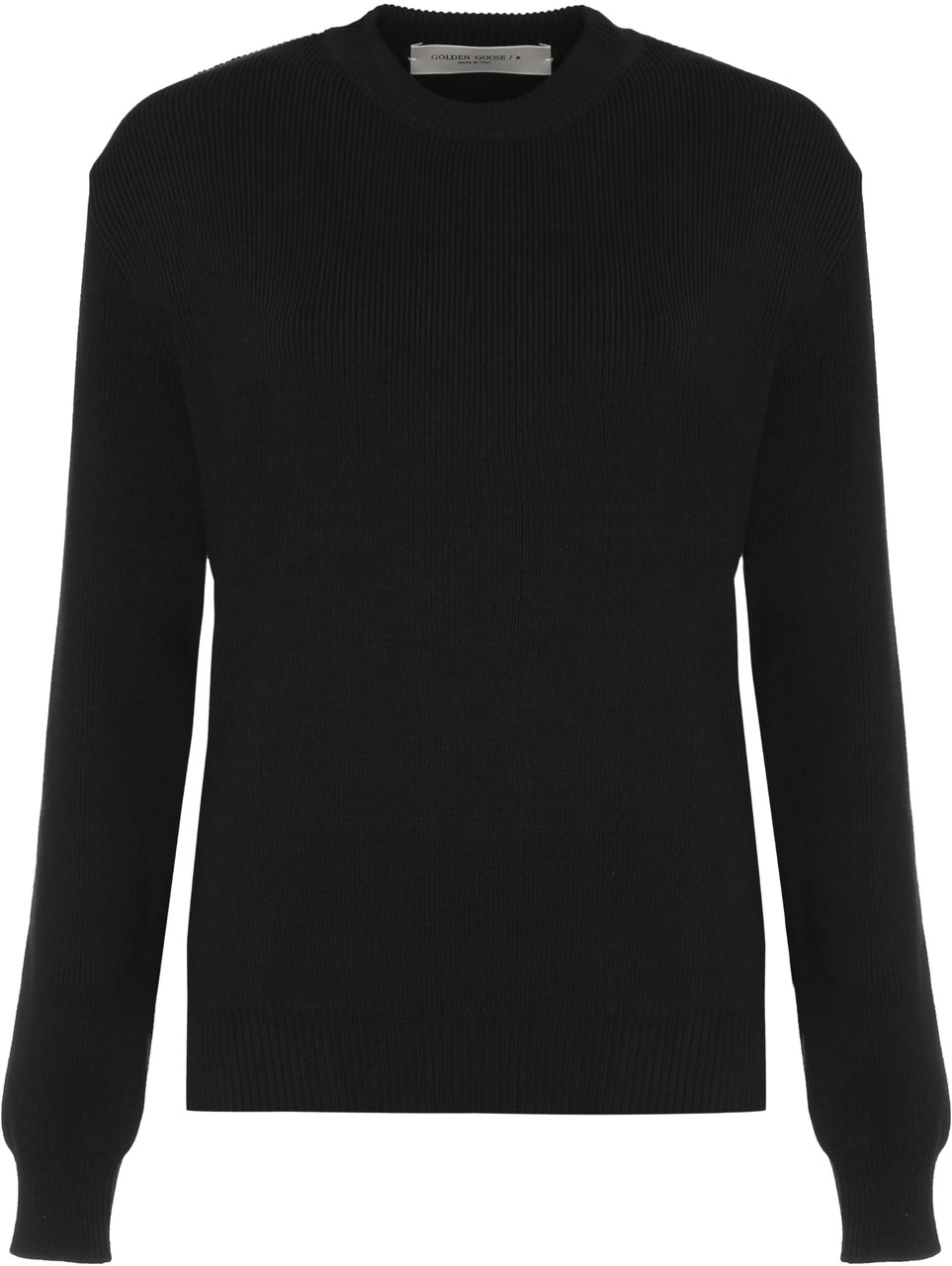 Golden Goose Dany Cotton crew-neck sweater Navy