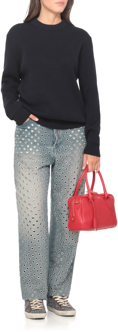 Golden Goose Sweaters Blue Blauw