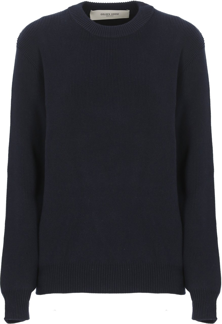 Golden Goose Sweaters Blue Blauw
