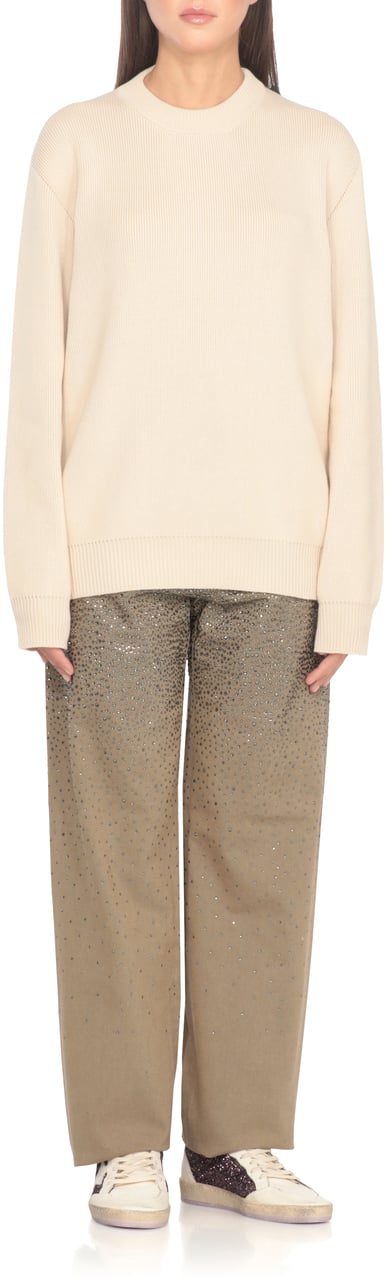 Golden Goose Sweaters Beige Beige