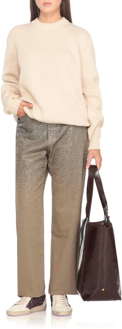 Golden Goose Sweaters Beige Beige