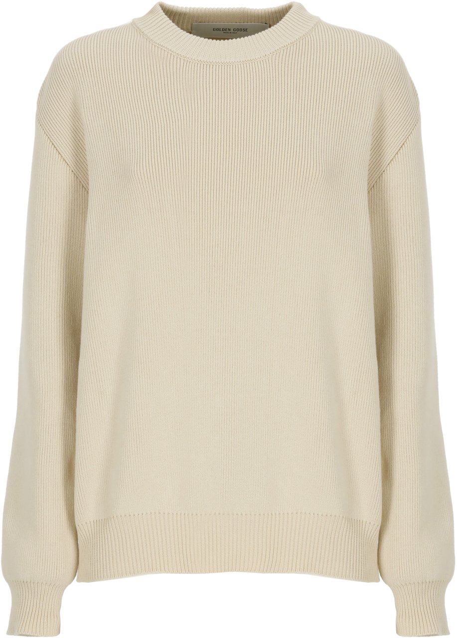 Golden Goose Sweaters Beige Beige